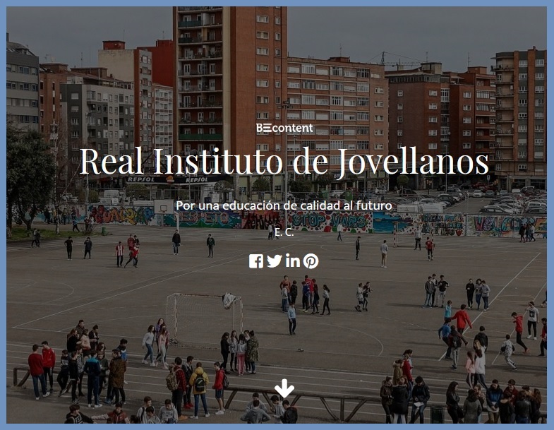 OFERTA EDUCATIVA.
BACHILLERATO INTERNACIONAL
REUNI脫N INFORMATIVA: 24 DE ABRIL 19:00 HORAS. SAL脫N DE ACTOS. IES JOVELLANOS. AV. CONSTITUCI脫N. GIJ脫N
OFERTA EDUCATIVA.
BACHILLERATO INTERNACIONAL
REUNI脫N INFORMATIVA: 24 DE ABRIL 19:00 HORAS. SAL脫N DE ACTOS. IES JOVELLANOS. AV. CONSTITUCI脫N. GIJ脫N